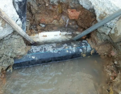 芦溪测漏水之水管漏水